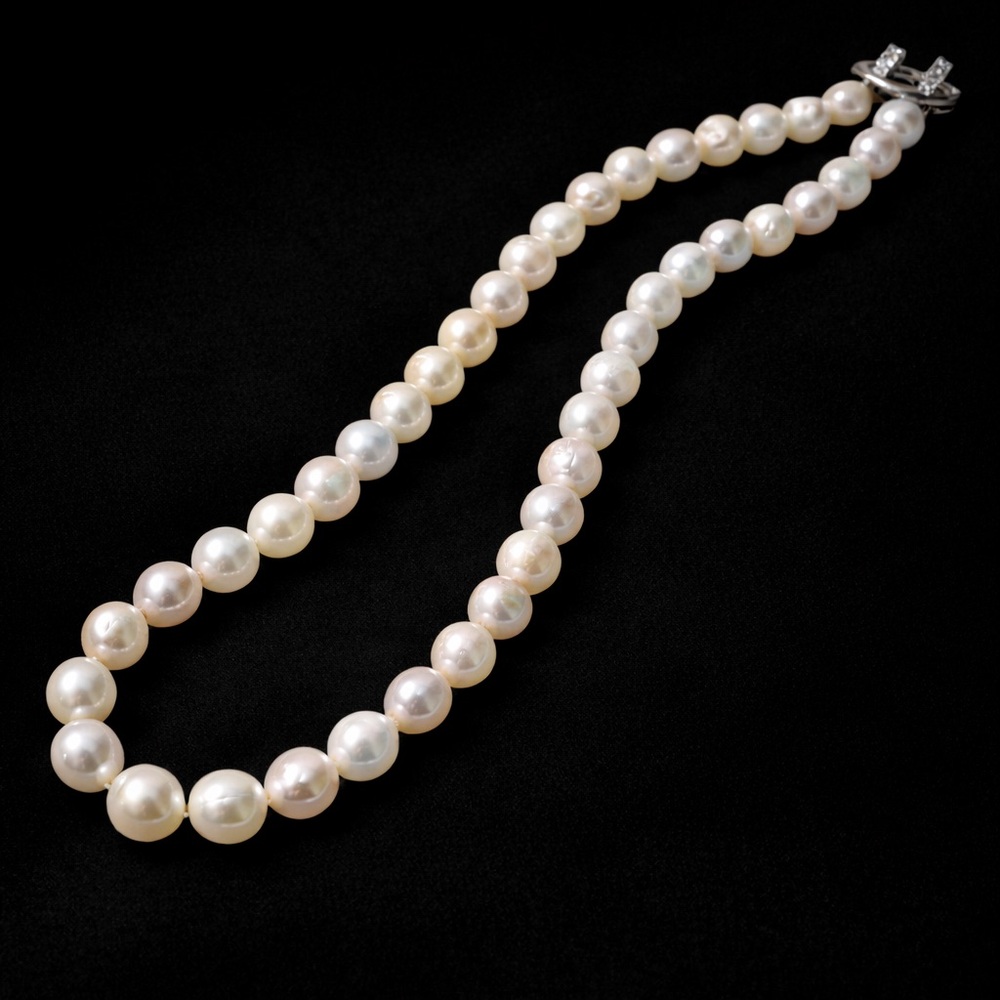 Classic Freshwater Pearl Necklace – Soft Luster